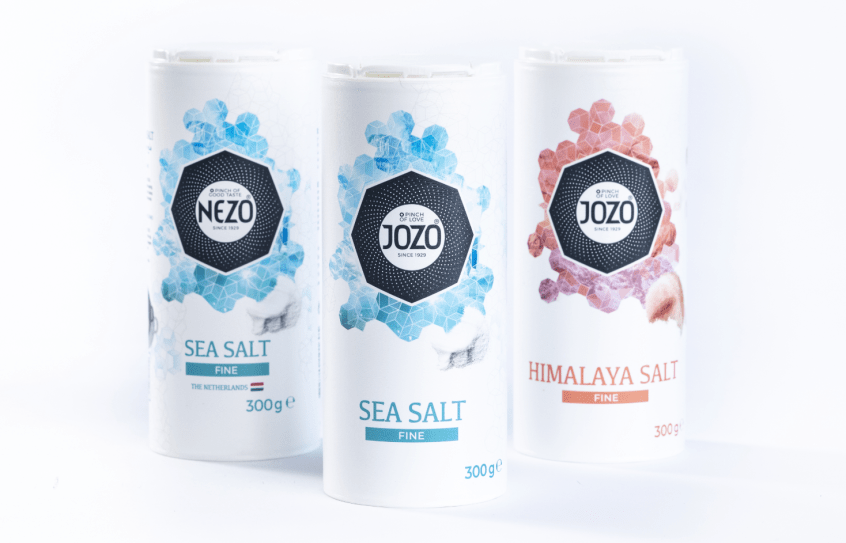 JOZO salt shakers in NextCycle IML by MCC Verstraete
